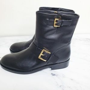 reeves leather moto boot